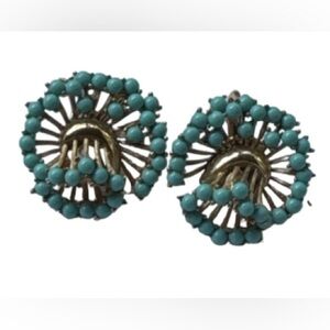 Turquoise Beaded Women Earrings